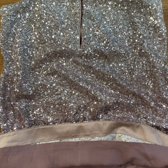 Anthropologie Fatima Sequin Top NWT 4 Ombre Pink - Picture 8 of 10